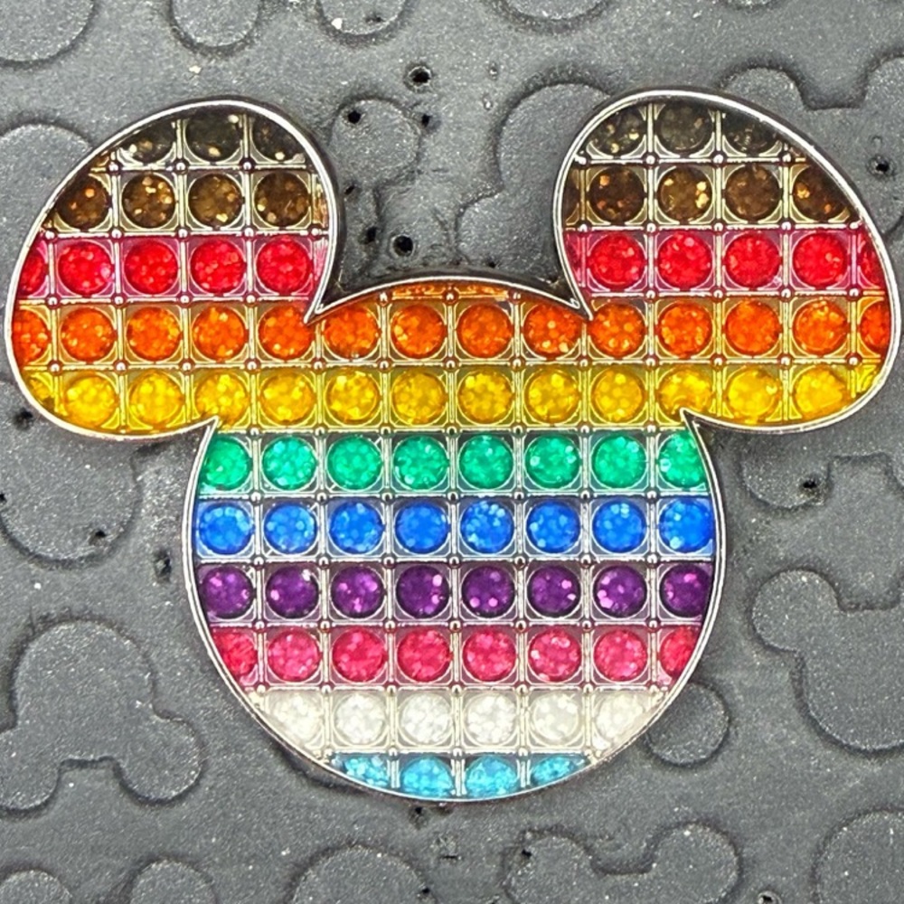 Disney Parks 2023 pride collection Mickey Mouse icon jeweled trading pin